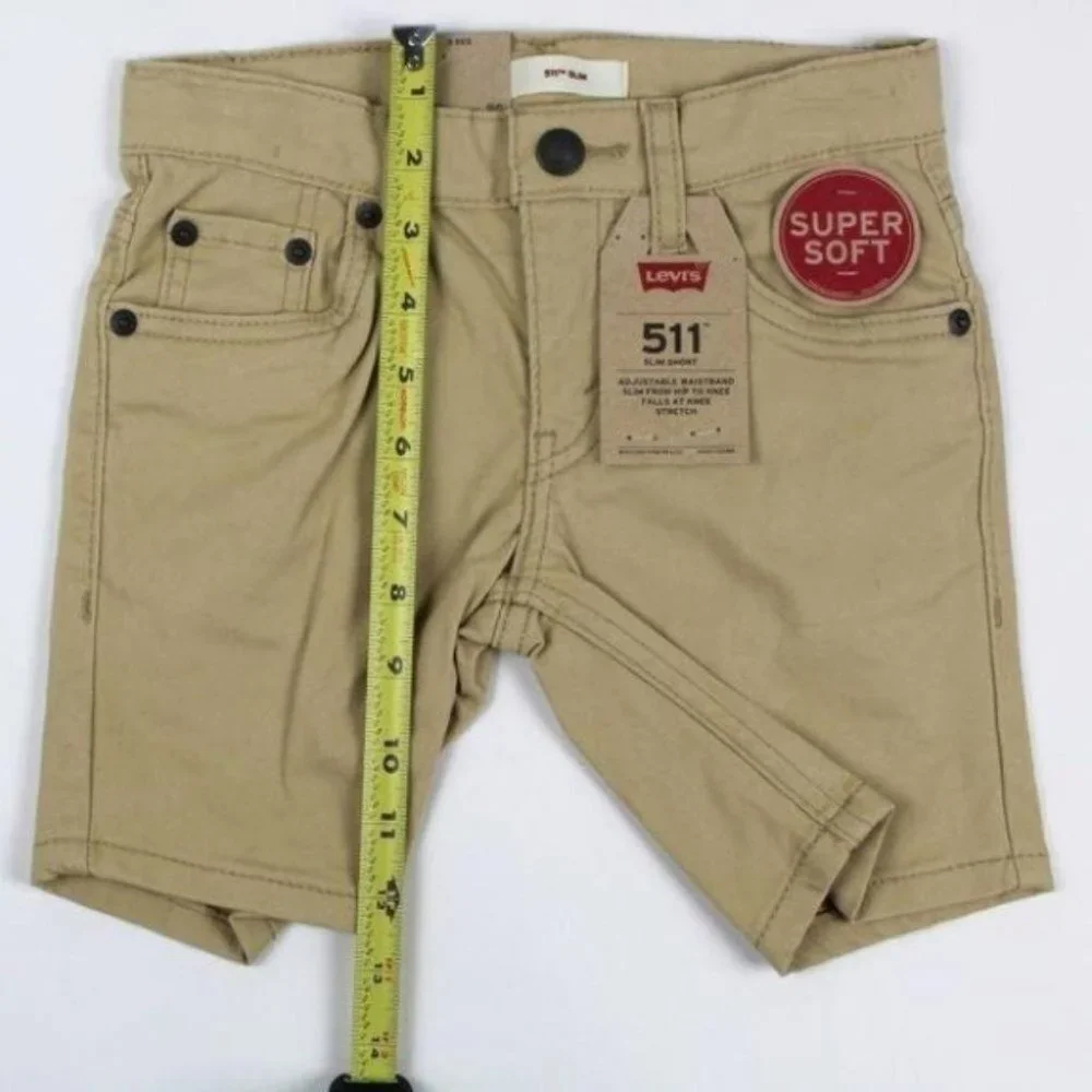 Levi's 511Sueded Shorts Boy Cement Size 5 - Picture 8 of 8